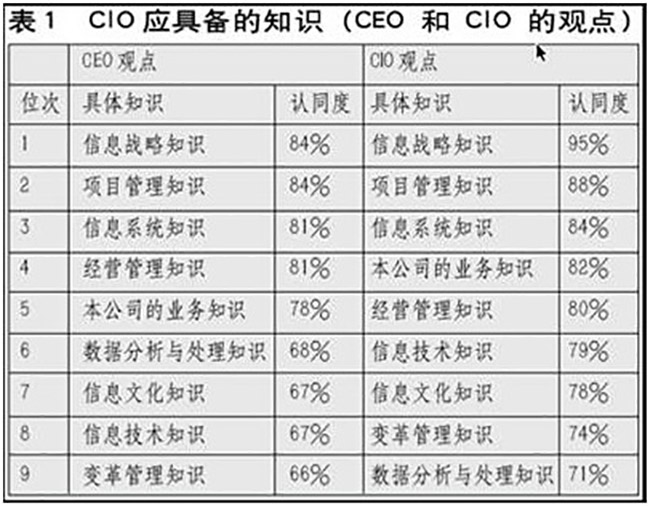 赖茂生：CIO的职责、素质和培训
