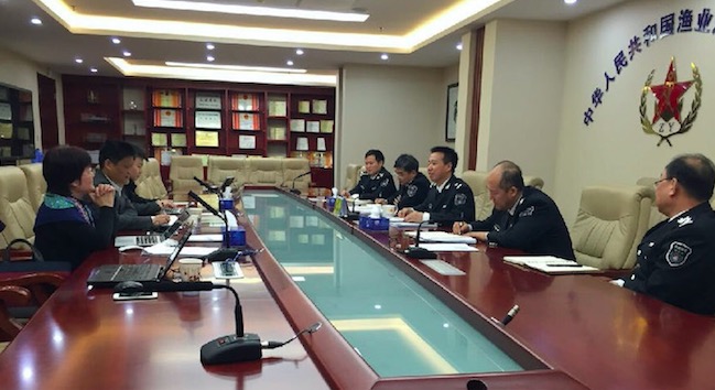 NG体育互联董事长杨冰之、总经理郑爱军一行拜访国家渔业船舶检验局